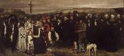 Gustave Courbet Burial at Ornans (mk09) oil painting on canvas